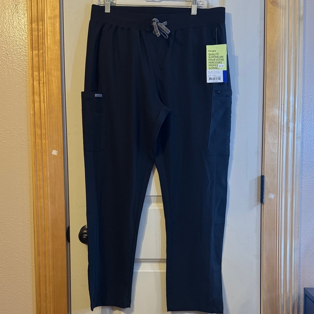Landau Black Pant Scrubs